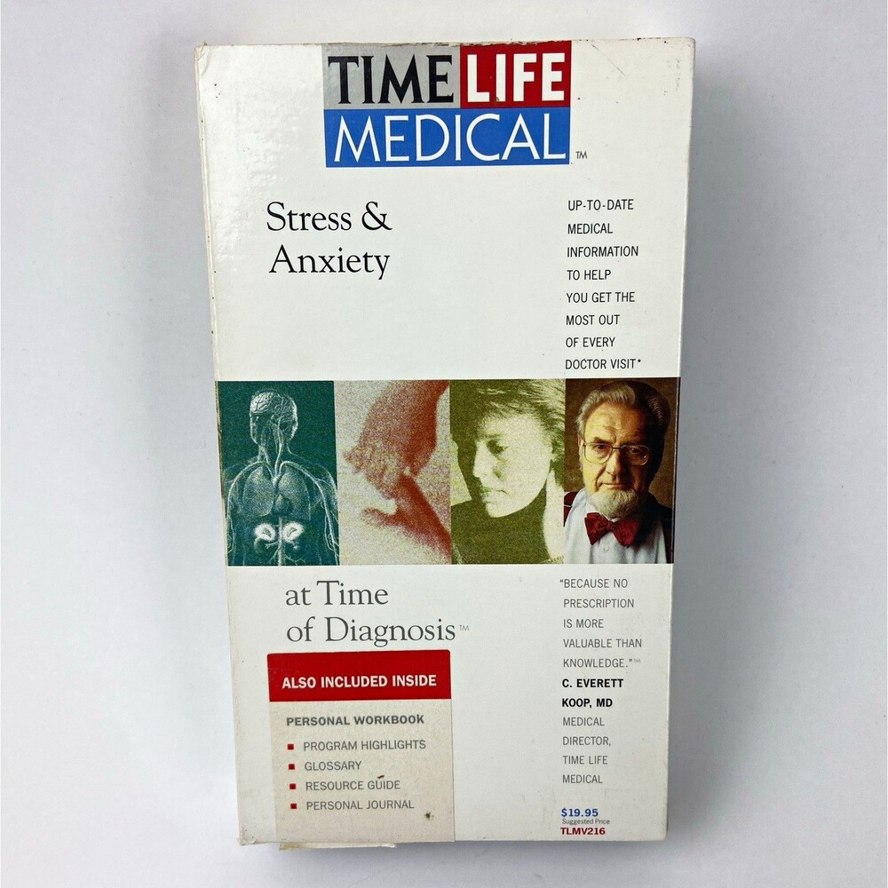 Time Life Medical Stress & Anxiety at Time of Diagnosis VHS 1996